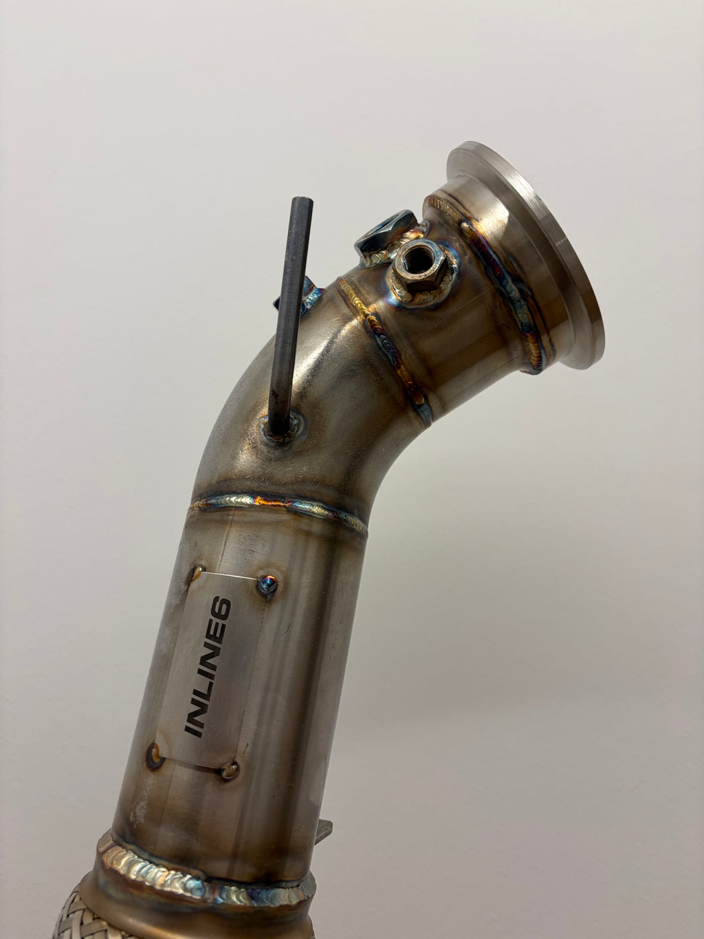 I6-Handgeschweißte Edelstahldownpipe B48