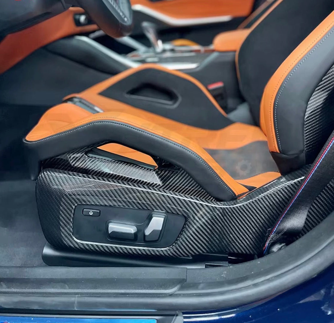 Stick On Seat Cover Carbon Seitlich (G-Reihe)