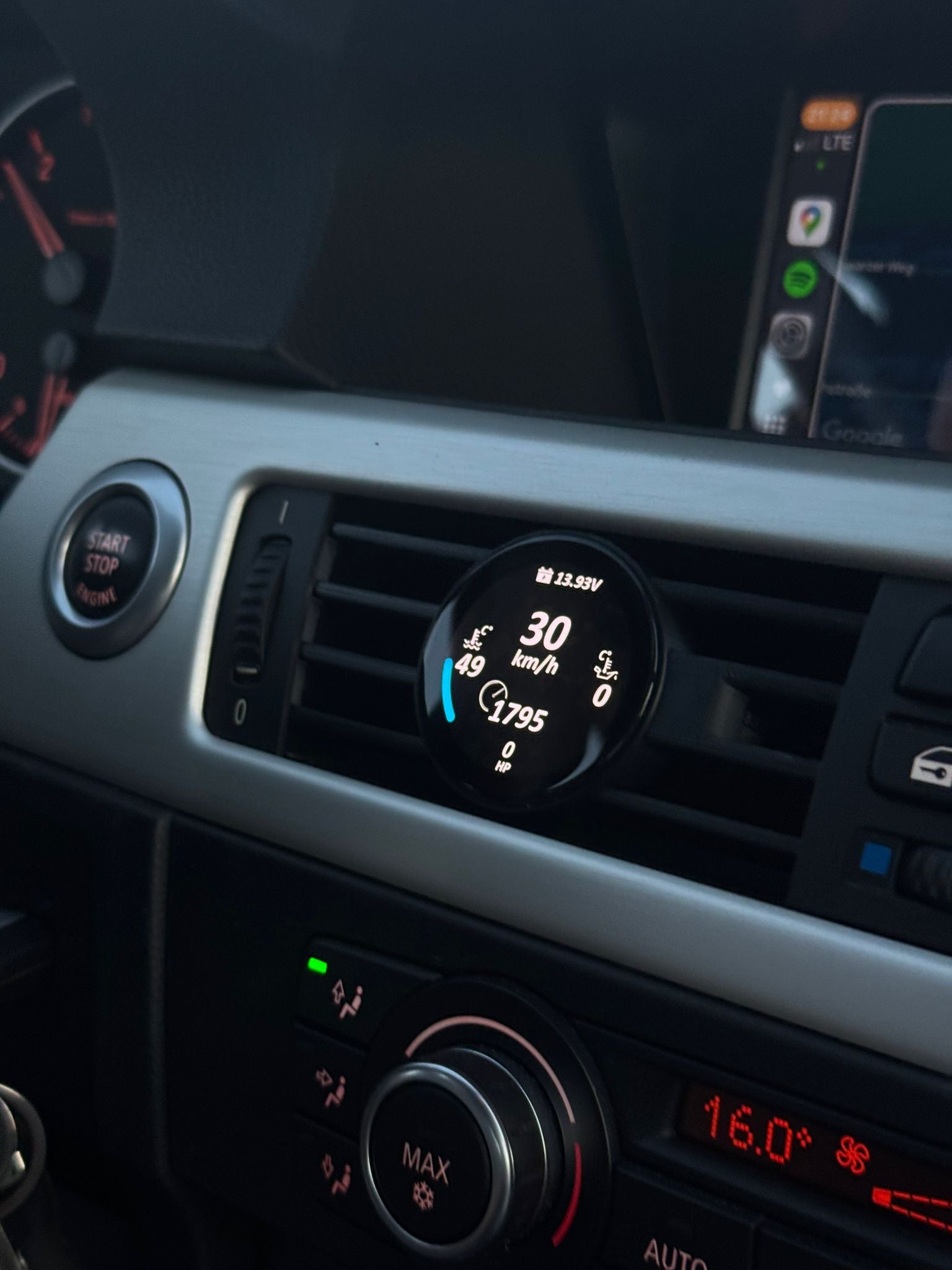 I6-Data Display E9x LHD