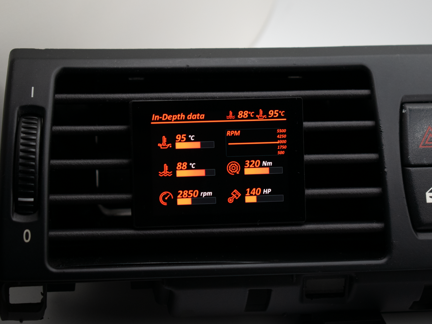 I6- Data Display X5 X6 E70/71 Eckig LHD