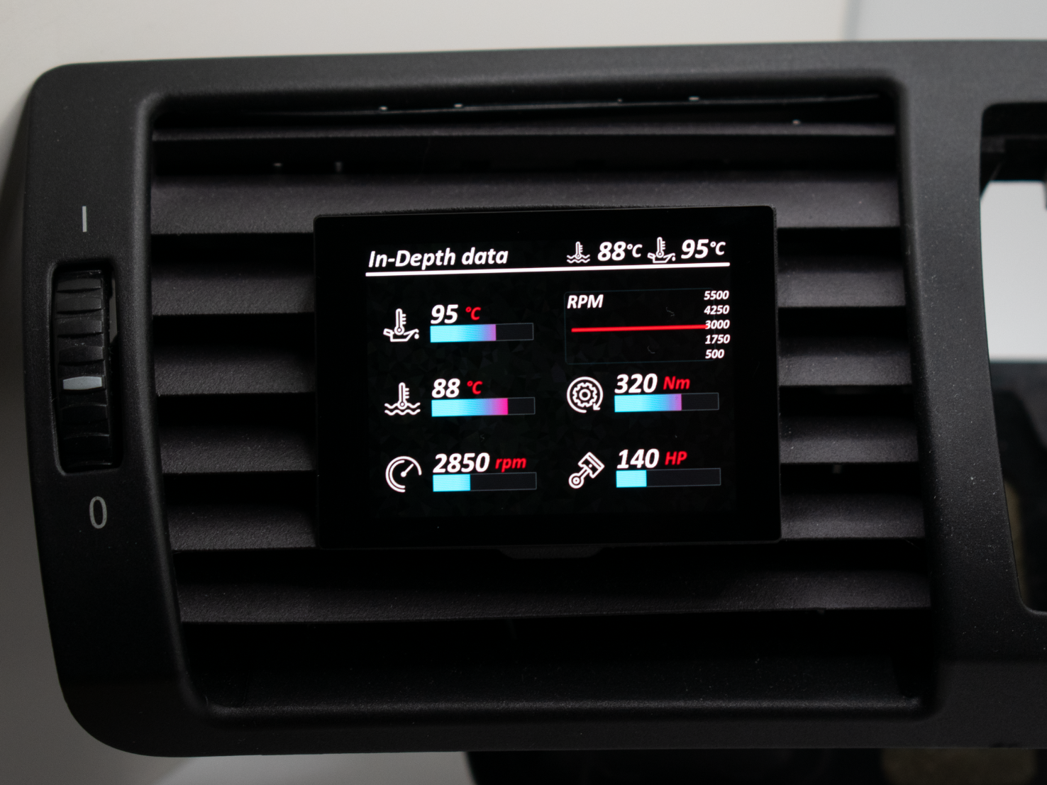 I6- Data Display E8X 1er LHD Eckig